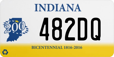 IN license plate 482DQ