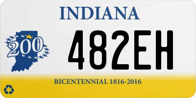 IN license plate 482EH