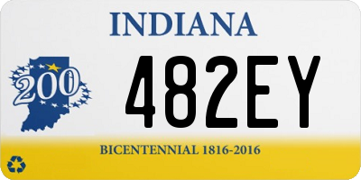 IN license plate 482EY