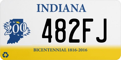 IN license plate 482FJ