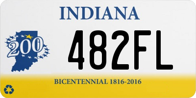 IN license plate 482FL