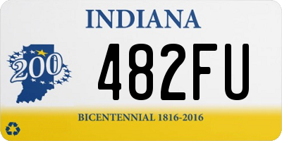 IN license plate 482FU