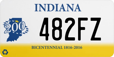 IN license plate 482FZ