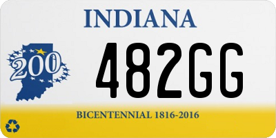 IN license plate 482GG