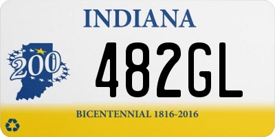 IN license plate 482GL