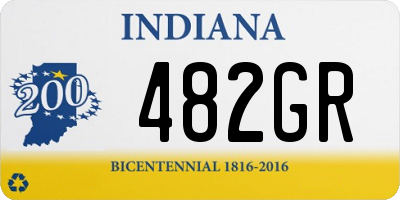 IN license plate 482GR