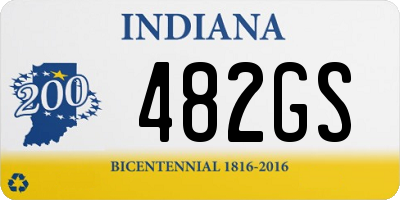 IN license plate 482GS