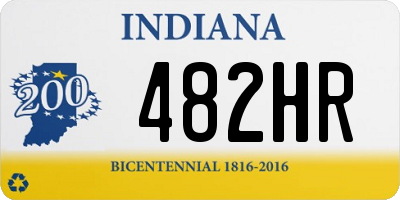 IN license plate 482HR