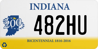 IN license plate 482HU