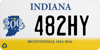 IN license plate 482HY