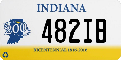 IN license plate 482IB