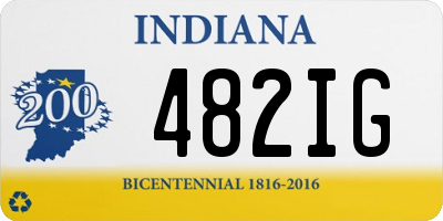 IN license plate 482IG