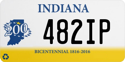 IN license plate 482IP