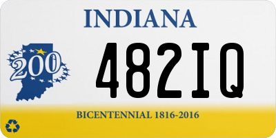 IN license plate 482IQ