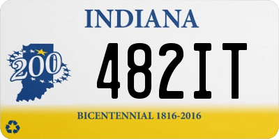 IN license plate 482IT