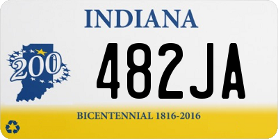 IN license plate 482JA