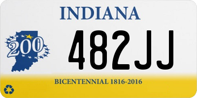 IN license plate 482JJ