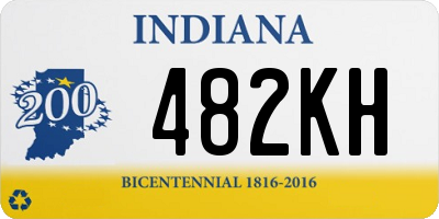 IN license plate 482KH