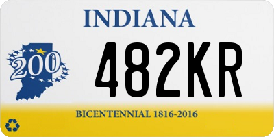 IN license plate 482KR