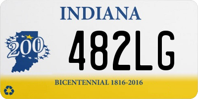 IN license plate 482LG