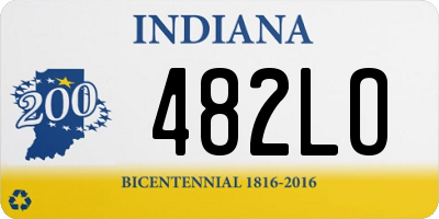 IN license plate 482LO