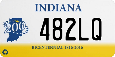 IN license plate 482LQ