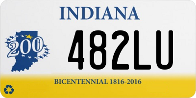 IN license plate 482LU