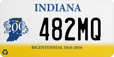 IN license plate 482MQ