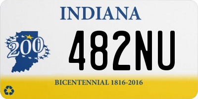 IN license plate 482NU