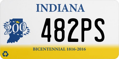 IN license plate 482PS