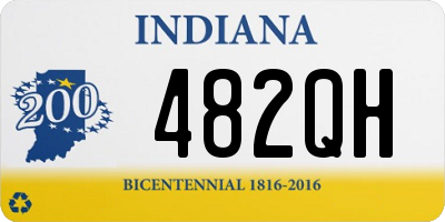 IN license plate 482QH