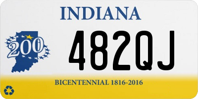 IN license plate 482QJ