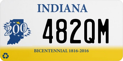 IN license plate 482QM