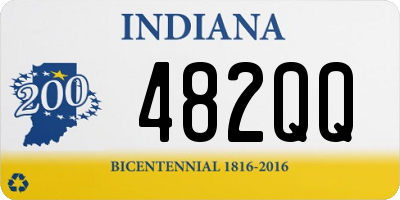 IN license plate 482QQ