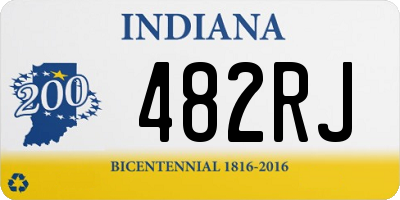 IN license plate 482RJ