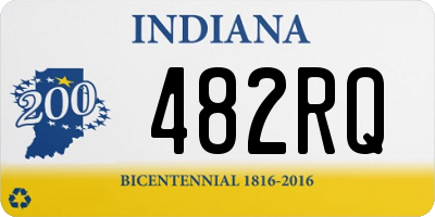IN license plate 482RQ