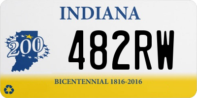 IN license plate 482RW