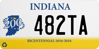 IN license plate 482TA