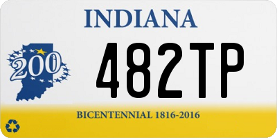 IN license plate 482TP