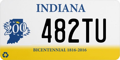 IN license plate 482TU