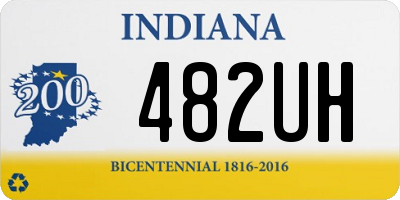 IN license plate 482UH