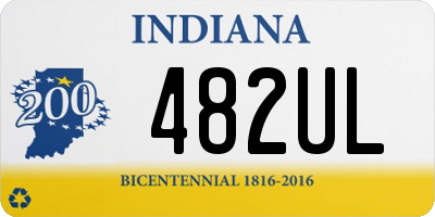 IN license plate 482UL