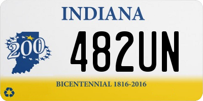 IN license plate 482UN