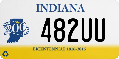 IN license plate 482UU