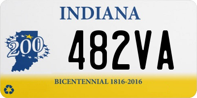 IN license plate 482VA