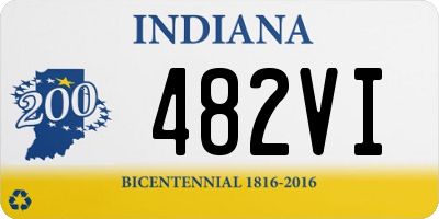 IN license plate 482VI