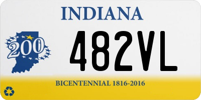 IN license plate 482VL