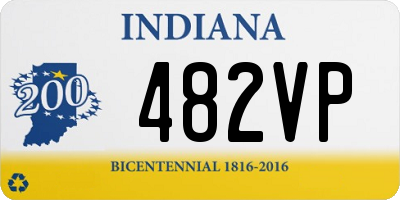IN license plate 482VP
