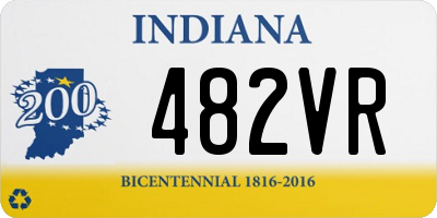 IN license plate 482VR