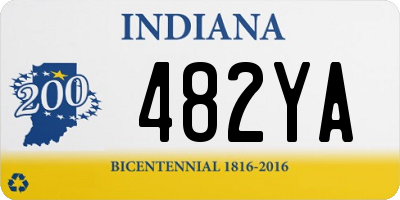 IN license plate 482YA